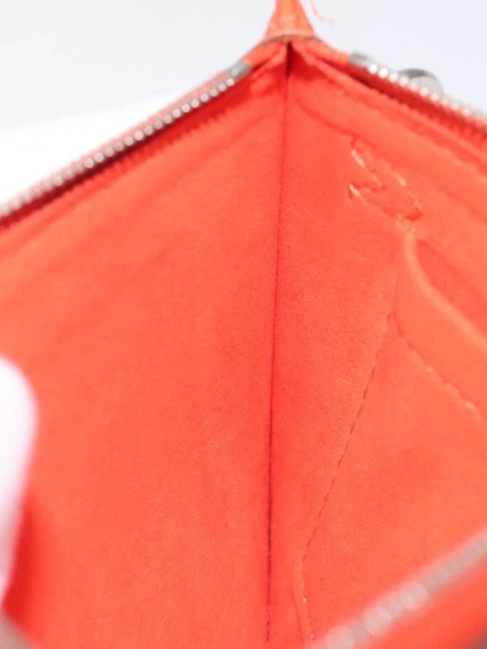 LOUIS VUITTON Epi Neverfull PM Pouch Orange LV Auth BA1936 - Picture 11 of 16
